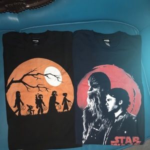 Two Star Wars shirt unisex size small